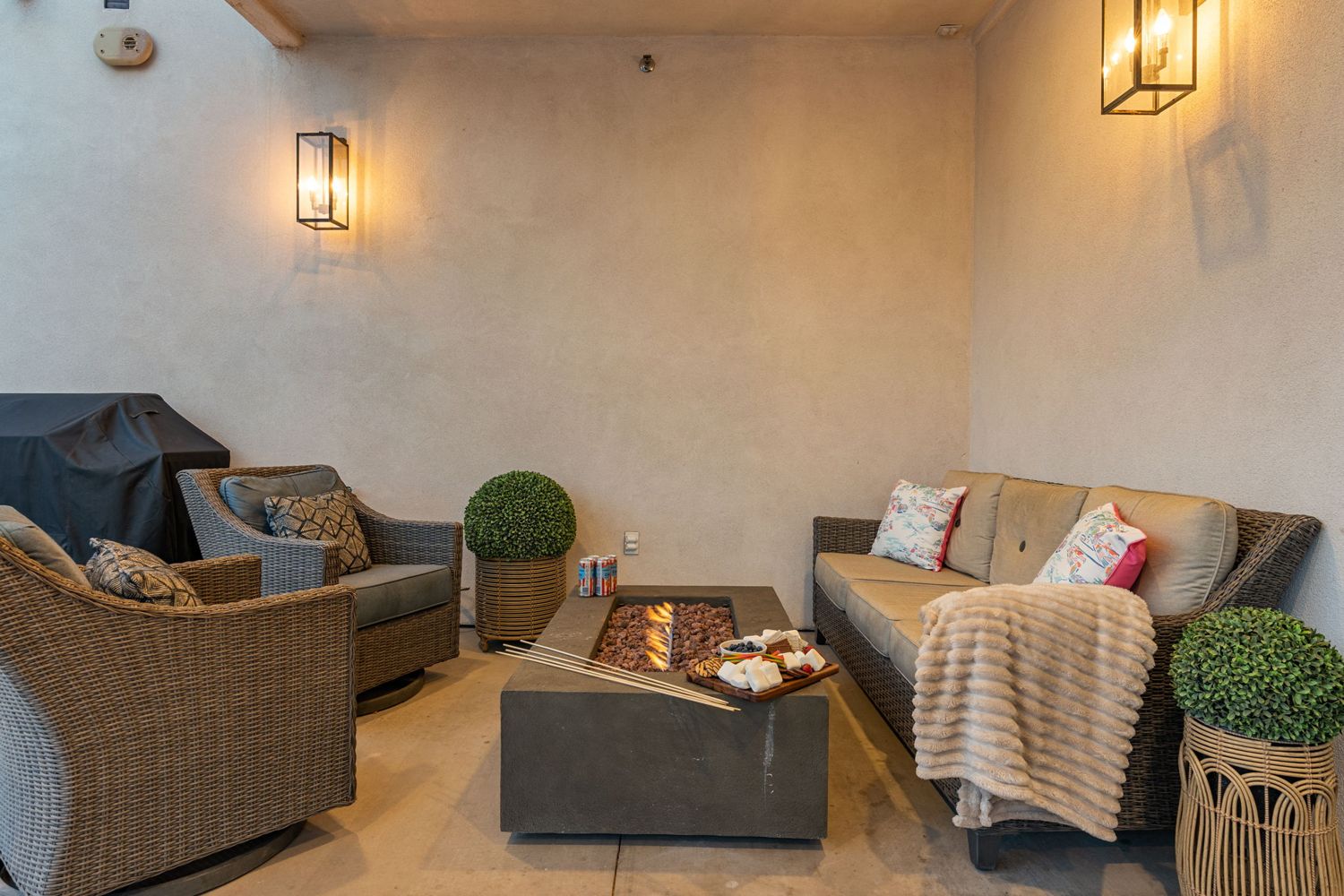 Covered patio
